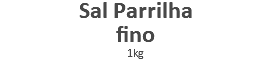 Sal Parrilha fino 1kg